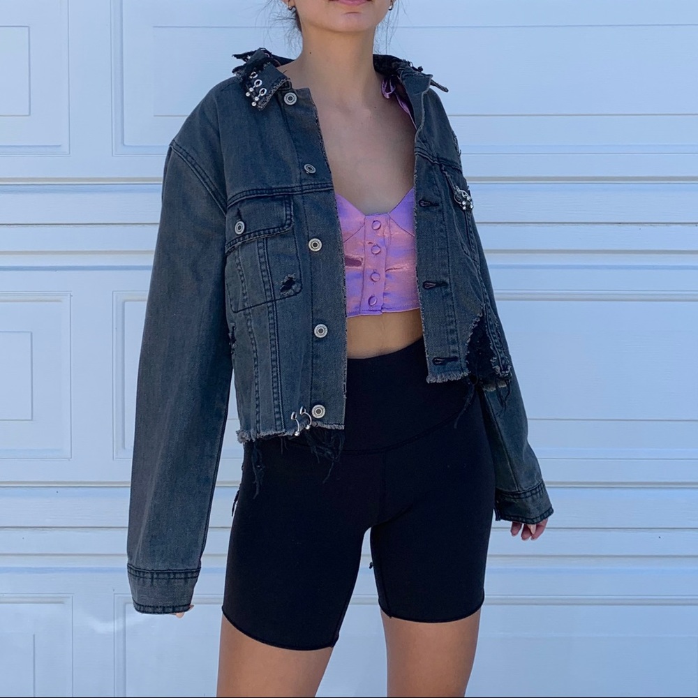 NEW Black Denim Jacket